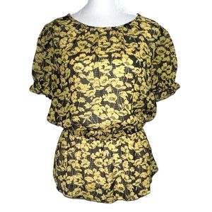 Who What Wear Women’s Floral Pattern Blouse Size Small